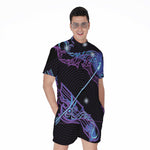 Dark Sagittarius Zodiac Sign Print Men's Rompers