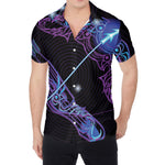 Dark Sagittarius Zodiac Sign Print Men's Shirt