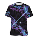 Dark Sagittarius Zodiac Sign Print Men's Sports T-Shirt