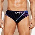 Dark Sagittarius Zodiac Sign Print Men's Swim Briefs