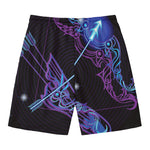 Dark Sagittarius Zodiac Sign Print Men's Swim Trunks