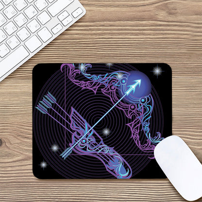 Dark Sagittarius Zodiac Sign Print Mouse Pad