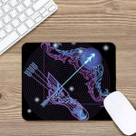 Dark Sagittarius Zodiac Sign Print Mouse Pad
