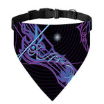 Dark Sagittarius Zodiac Sign Print Over The Collar Dog Bandana