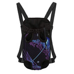 Dark Sagittarius Zodiac Sign Print Pet Carrier Backpack