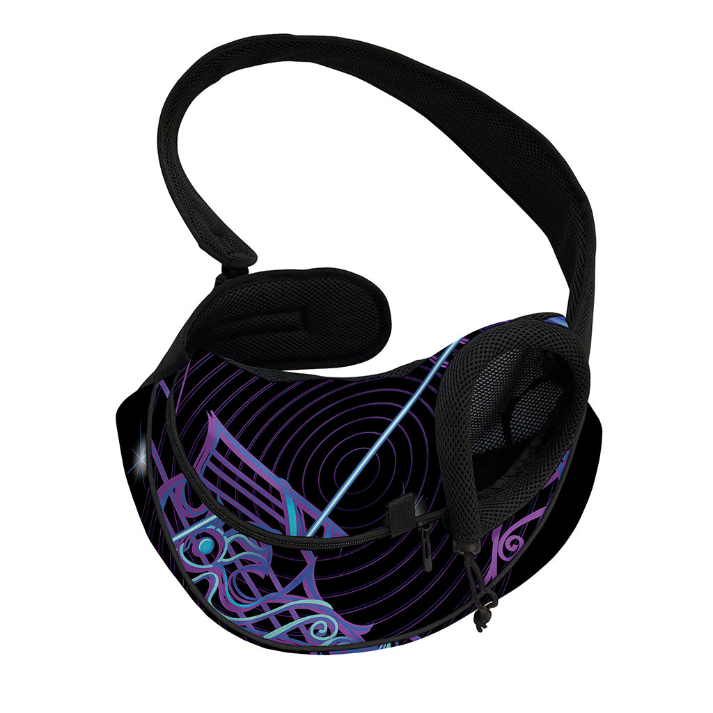 Dark Sagittarius Zodiac Sign Print Pet Sling Carrier