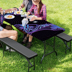 Dark Sagittarius Zodiac Sign Print Picnic Table Cover