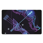 Dark Sagittarius Zodiac Sign Print Polyester Doormat