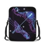 Dark Sagittarius Zodiac Sign Print Rectangular Crossbody Bag