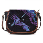 Dark Sagittarius Zodiac Sign Print Saddle Bag
