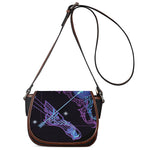 Dark Sagittarius Zodiac Sign Print Saddle Bag