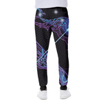 Dark Sagittarius Zodiac Sign Print Scuba Joggers