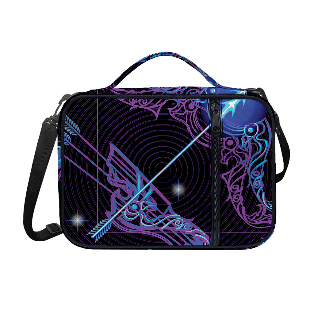 Dark Sagittarius Zodiac Sign Print Shoulder Strap Bible Bag