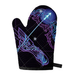Dark Sagittarius Zodiac Sign Print Single Oven Mitt