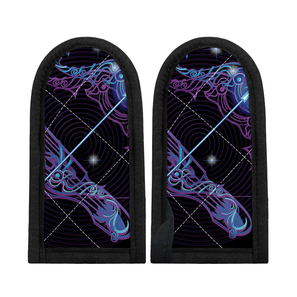 Dark Sagittarius Zodiac Sign Print Skillet Handle Cover