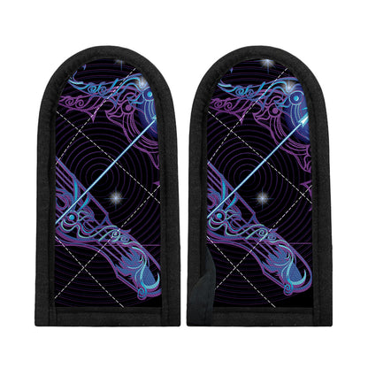 Dark Sagittarius Zodiac Sign Print Skillet Handle Cover