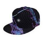 Dark Sagittarius Zodiac Sign Print Snapback Cap