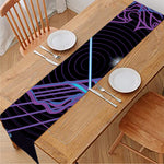 Dark Sagittarius Zodiac Sign Print Table Runner