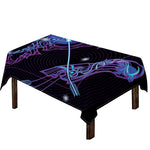 Dark Sagittarius Zodiac Sign Print Tablecloth