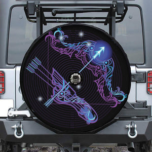 Dark Sagittarius Zodiac Sign Print Tire Cover With Camera Hole