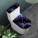 Dark Sagittarius Zodiac Sign Print Toilet Lid And Tank Cover Set