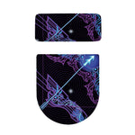 Dark Sagittarius Zodiac Sign Print Toilet Lid And Tank Cover Set