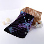 Dark Sagittarius Zodiac Sign Print Towel