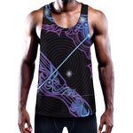 Dark Sagittarius Zodiac Sign Print Training Tank Top