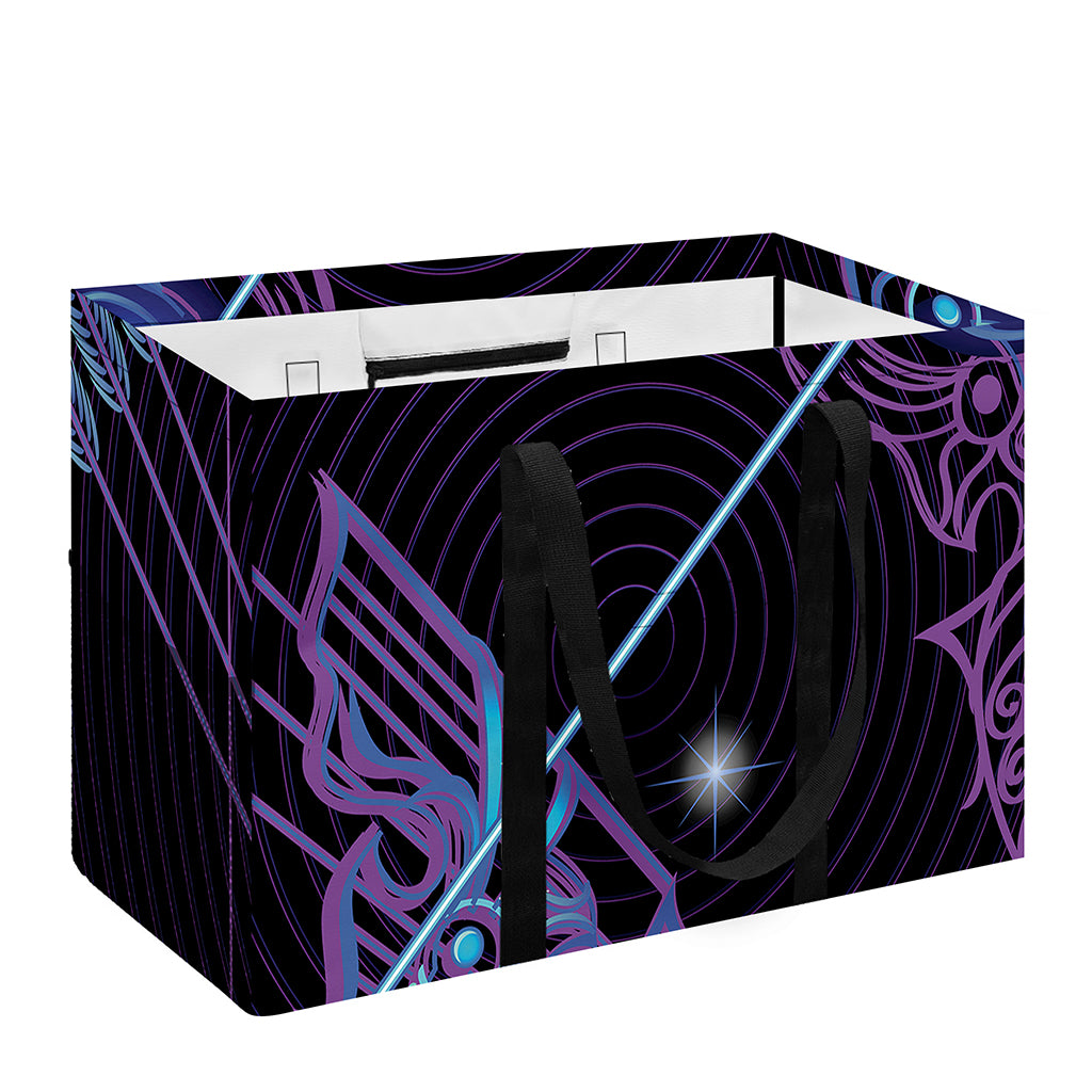 Dark Sagittarius Zodiac Sign Print Utility Tote Bag