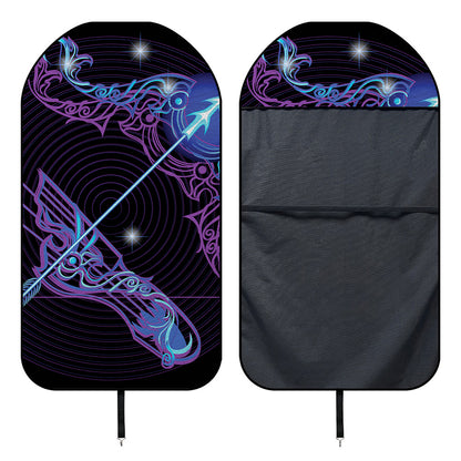 Dark Sagittarius Zodiac Sign Print Waterproof Car Seat Cover