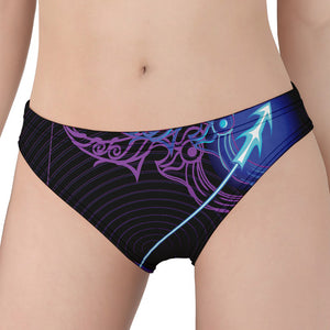 Dark Sagittarius Zodiac Sign Print Women's Panties