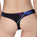 Dark Sagittarius Zodiac Sign Print Women's Thong