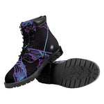 Dark Sagittarius Zodiac Sign Print Work Boots