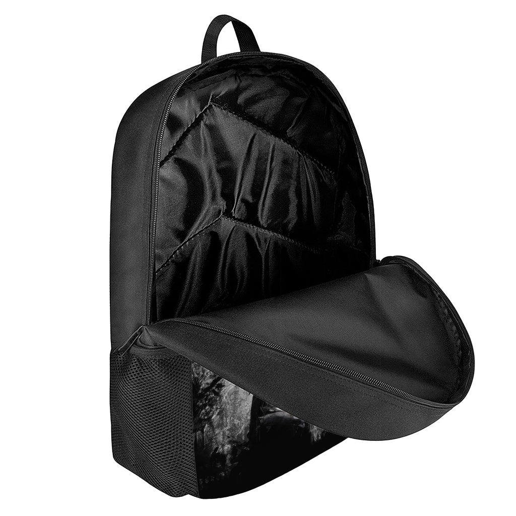 Dark Samurai Warrior Print 17 Inch Backpack
