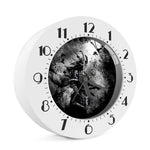 Dark Samurai Warrior Print Alarm Clock