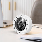 Dark Samurai Warrior Print Alarm Clock