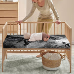 Dark Samurai Warrior Print Baby Crib Sheet