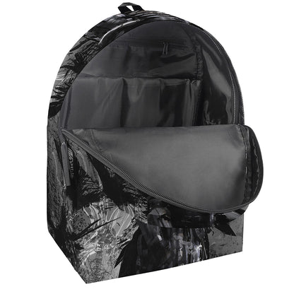 Dark Samurai Warrior Print Backpack