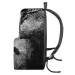 Dark Samurai Warrior Print Backpack