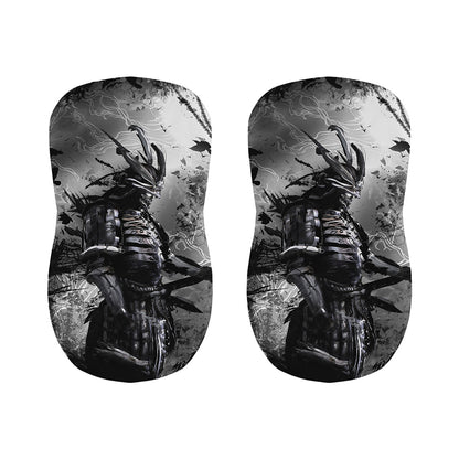 Dark Samurai Warrior Print Bar Stool Covers