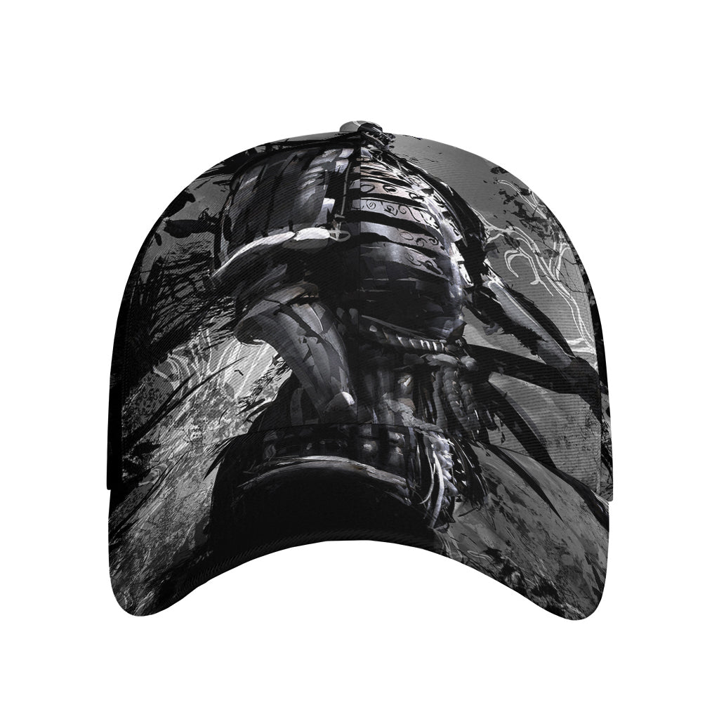 Dark Samurai Warrior Print Baseball Cap