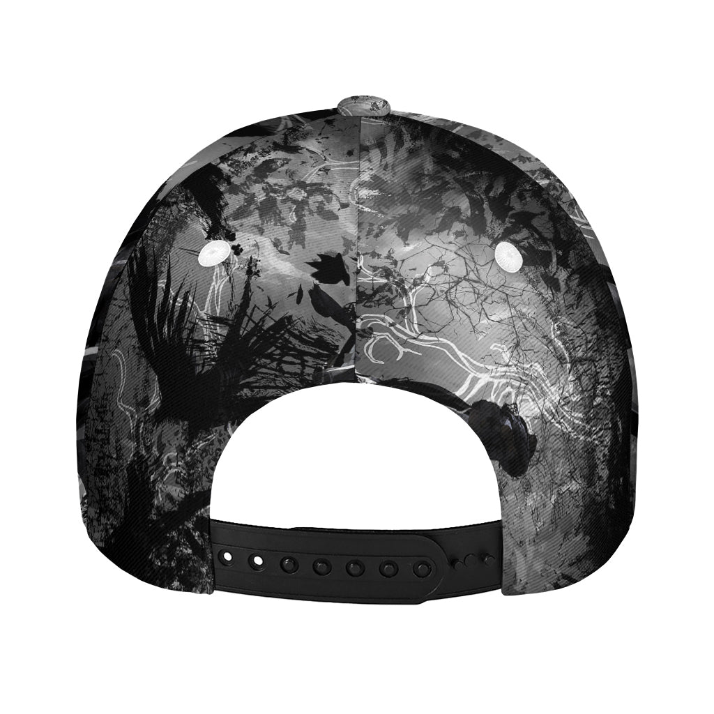 Dark Samurai Warrior Print Baseball Cap