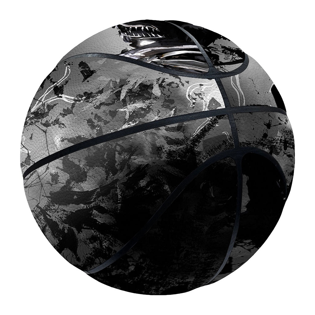 Dark Samurai Warrior Print Basketball