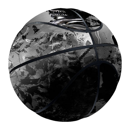 Dark Samurai Warrior Print Basketball