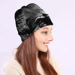 Dark Samurai Warrior Print Beanie