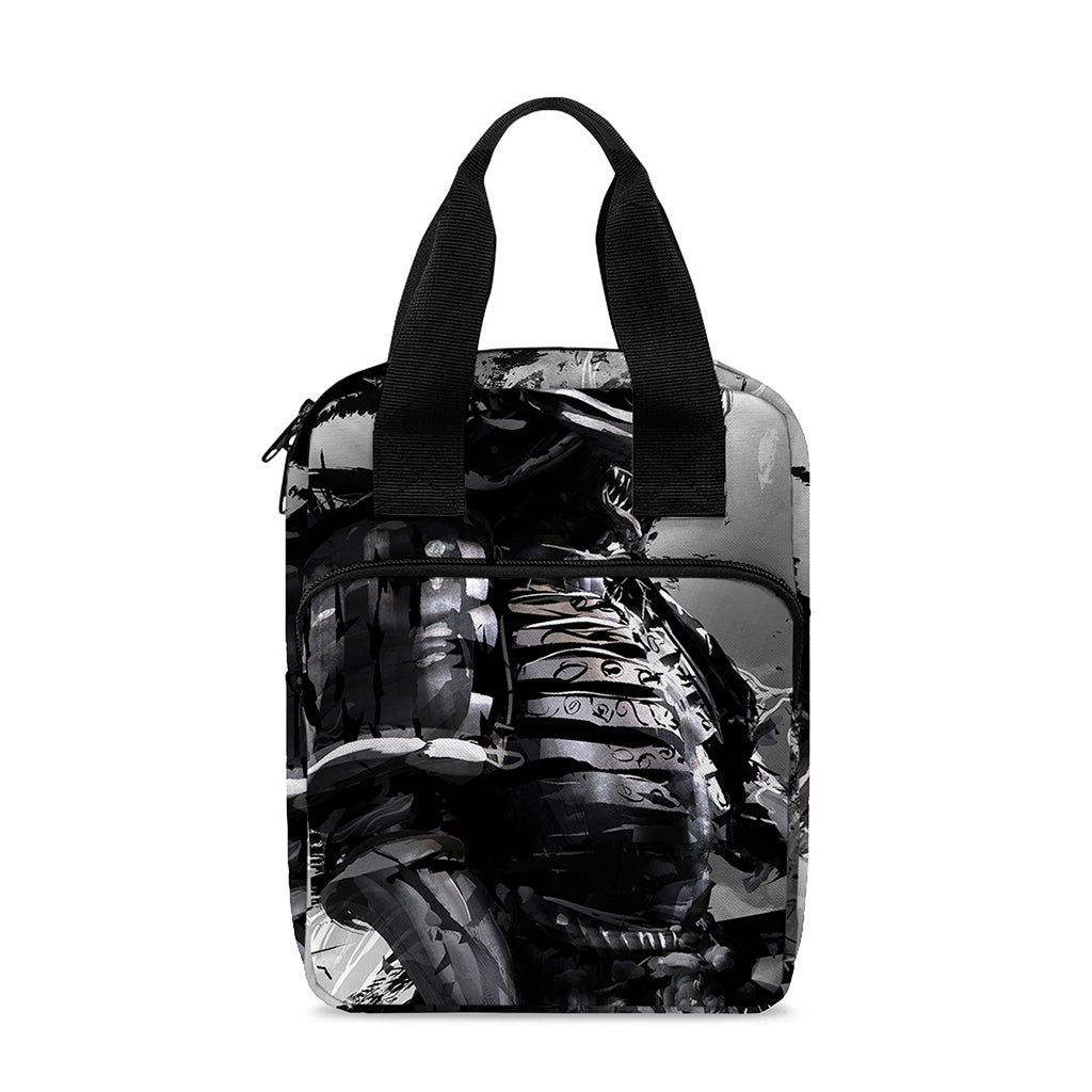 Dark Samurai Warrior Print Bible Tote Bag