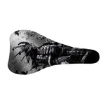 Dark Samurai Warrior Print Bicycle Seat Cover