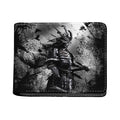 Dark Samurai Warrior Print Bifold Wallet
