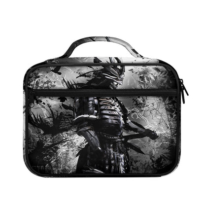 Dark Samurai Warrior Print Briefcase Bible Bag