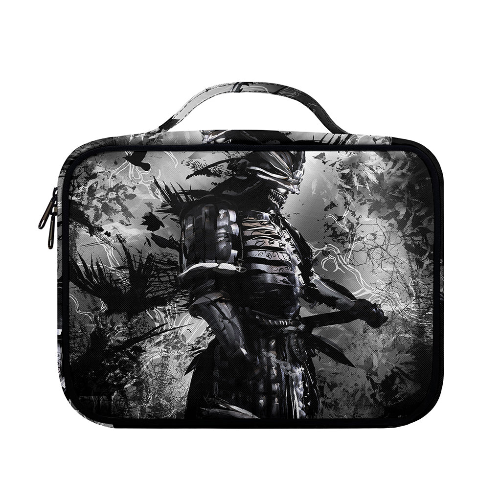 Dark Samurai Warrior Print Briefcase Bible Bag